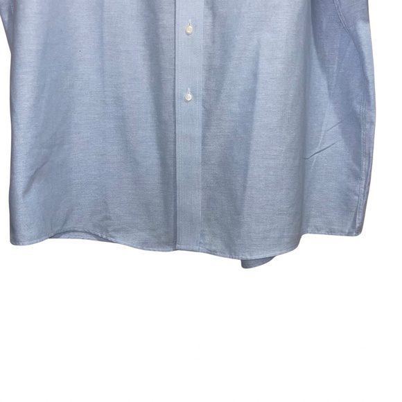 The Arrow Company Men's Wrinkle Free Oxford Cotton Blend 17 1/2 Short Sleeve - Picture 5 of 10